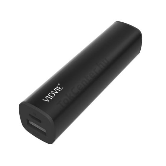 VIDVIE PB701 POWER BANK 2600MAH FEKETE