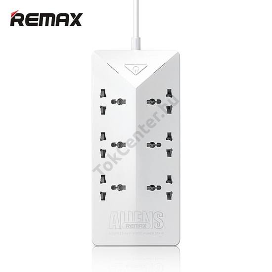 REMAX ALIENS RU-S4 HÁLÓZATI ELOSZTÓ + 5USB PORT FEHÉR