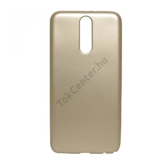 SAMSUNG Galaxy A8 (2018) SM-A530F Telefonvédő gumi / szilikon (matt) ARANY	