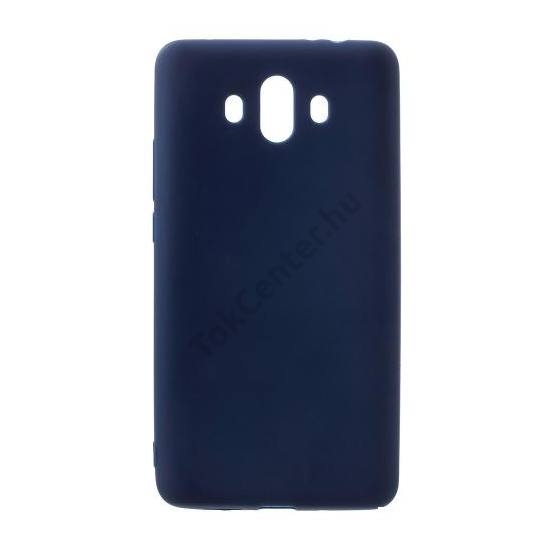 HUAWEI Mate 10 Telefonvédő gumi / szilikon (matt) SÖTÉTKÉK	