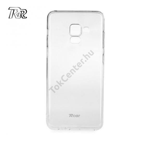 SAMSUNG Galaxy A8 (2018) SM-A530F ROAR ALL DAY telefonvédő gumi / szilikon (matt) ÁTLÁTSZÓ	