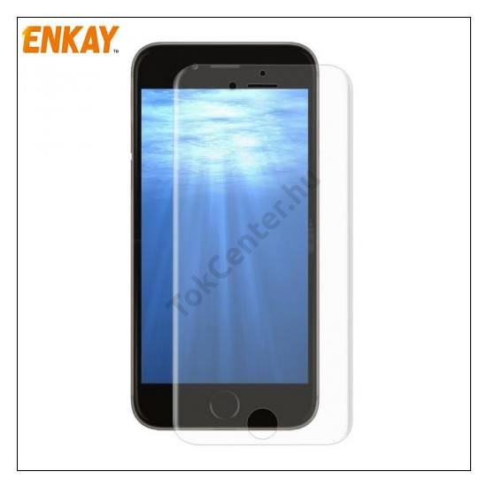 SAMSUNG Galaxy A8 Plus (2018) SM-A730F ENKAY képernyővédő fólia (1 db, edzett üveg, 2.5D lekerekített szél, karcálló, 0.26mm, 9H) TEMPERED GLASS	