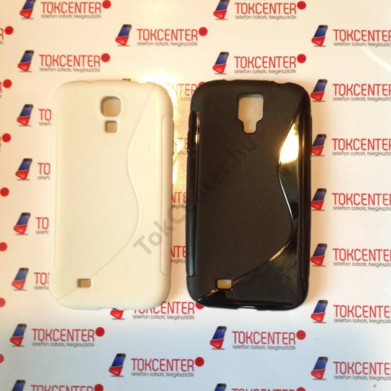 Samsung Galaxy S IV. (GT-I9500) fehér és fekete s-line tok, 2 db/csomag