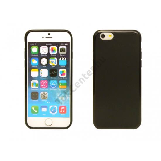 iPhone 6 vékony TPU szilikon hátlap,Fekete