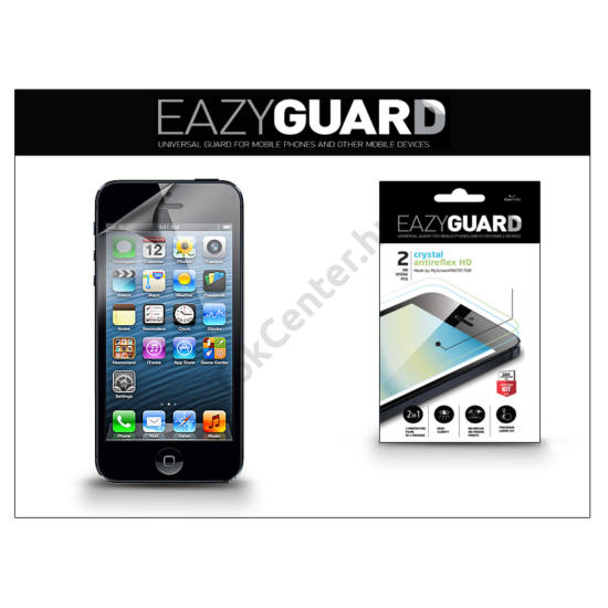 Apple iPhone 5/5S/5C képernyővédő fólia - 2 db/csomag (Crystal/Antireflex HD)