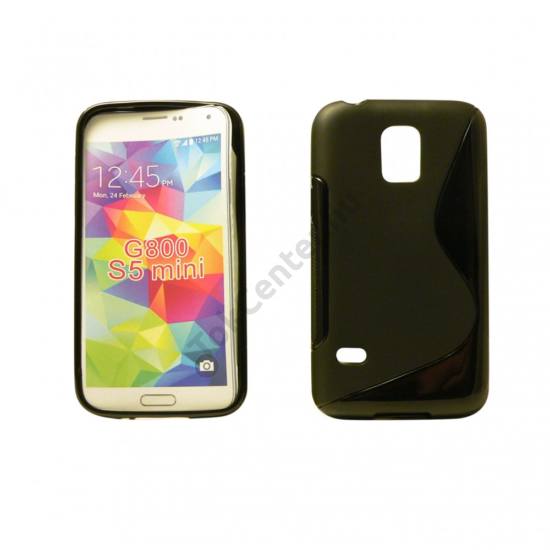 Galaxy S5 mini TPUS szilikon hátlap,Fekete
