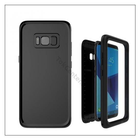 SAMSUNG Galaxy S8. (SM-G950) Vízhatlan/vízálló tok, AQUA (10 méterig) FEKETE	