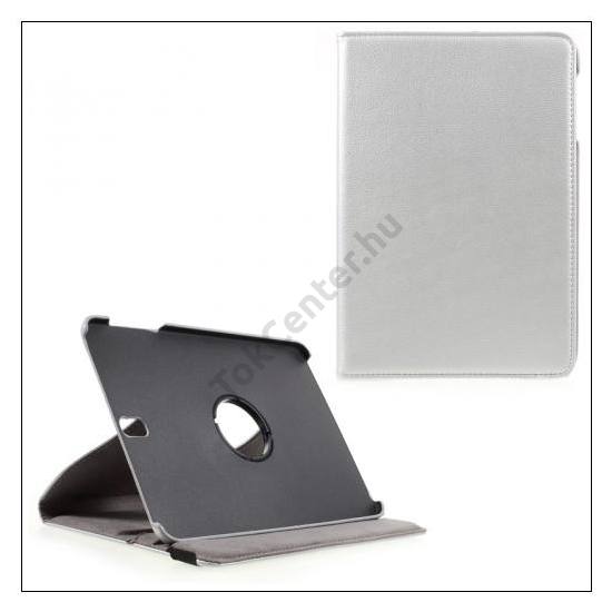 SAMSUNG Galaxy Tab S3 9.7 Tok álló, bőr (FLIP, asztali tartó funkció, 360°-ban forgatható) EZÜST	