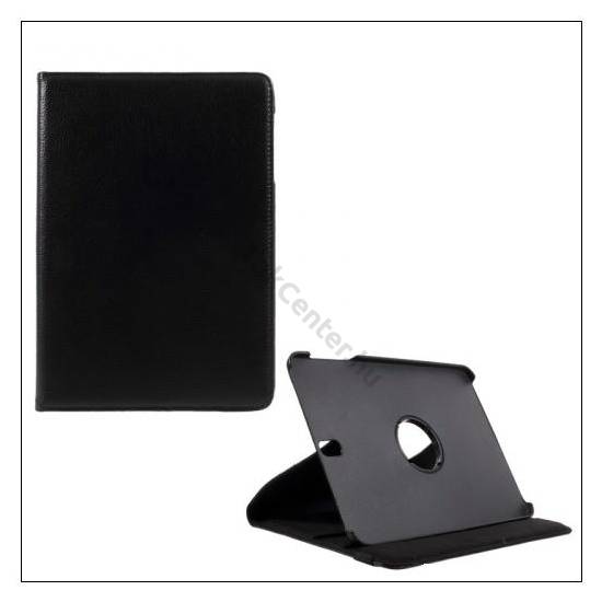 Apple IPAD 9.7 (2017) /Apple IPAD 9.7 (2018) Tok álló, bőr (FLIP, asztali tartó funkció, 360°-ban forgatható) FEKETE	