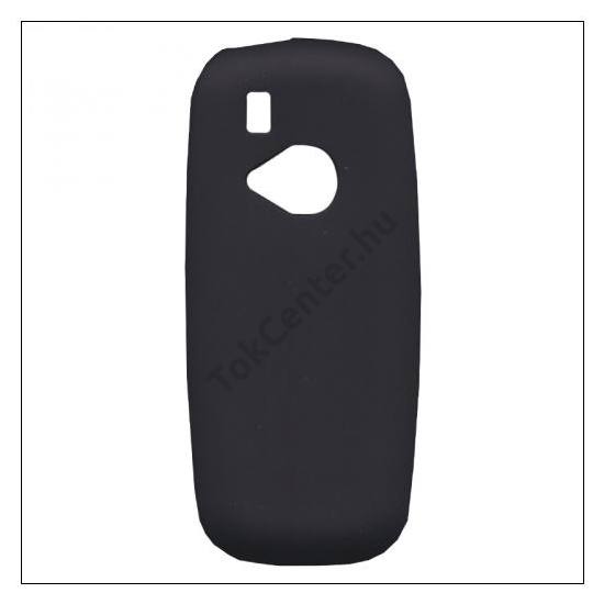 NOKIA 3310 (2017) Telefonvédő gumi / szilikon (matt, fényes keret) FEKETE	