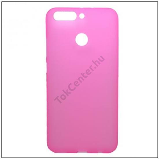 NOKIA 6 Telefonvédő gumi / szilikon (matt, fényes keret) MAGENTA	