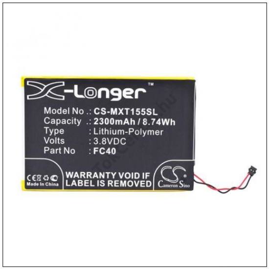 Akku 2300 mAh LI-Polymer (3SNN5965A kompatibilis) MOTOROLA Moto G3 (XT1540)