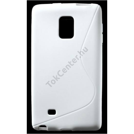 SAMSUNG Galaxy S8 Plus (SM-G955) Telefonvédő gumi / szilikon (S-line) FEHÉR	