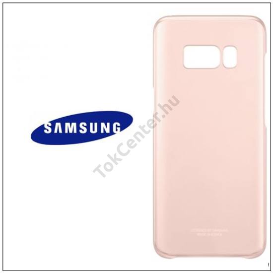 SAMSUNG Galaxy S8 Plus (SM-G955) Műanyag telefonvédő ÁTLÁTSZÓ/RÓZSASZÍN	