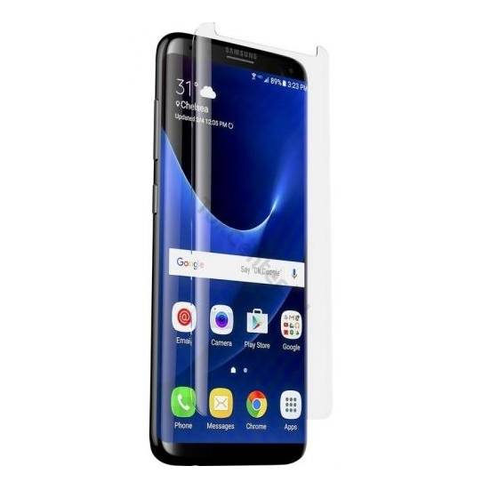 SAMSUNG Galaxy A3 (2017) (SM-A320F) Képernyővédő fólia törlőkendővel (1 db-os, 3D full cover, íves, edzett üveg, karcálló, 0.30mm, 9H) TEMPERED ÁTLÁTSZÓ	