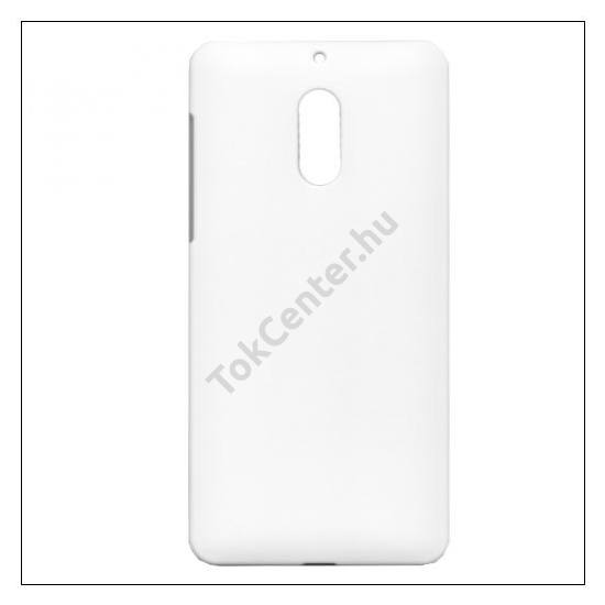 HTC Desire 825 Műanyag telefonvédő (gumírozott) FEHÉR	