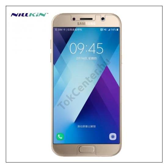SAMSUNG Galaxy A3 (2017) (SM-A320F) NILLKIN képernyővédő fólia törlőkendővel (1 db-os, matt, ujjlenyomat mentes) ANTI GLARE	