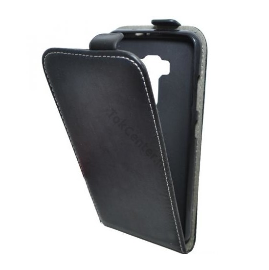 NOKIA 5 Tok álló, bőr (FLIP, mágneses, szilikon tartó) FEKETE	