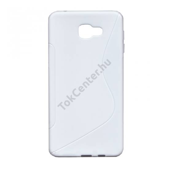 Samsung Galaxy A9 (2016) (SM-A910) Telefonvédő gumi / szilikon (S-line) FEHÉR