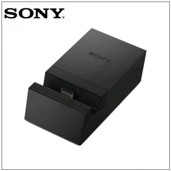 GYÁRI SONY Asztali töltő állvány (USB Type-C) FEKETE