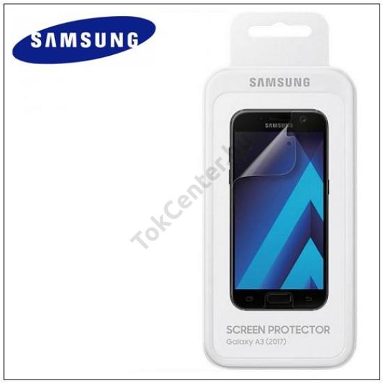 SAMSUNG Galaxy A3 (2017) (SM-A320F) GYÁRI Képernyővédő fólia törlőkendővel (2 db-os, full screen, íves) TRANSPARENT	