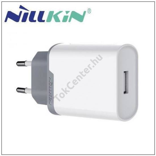 NILLKIN hálózati töltő USB aljzat (9V/3000mA, gyorstöltés támogatás) FEHÉR	
