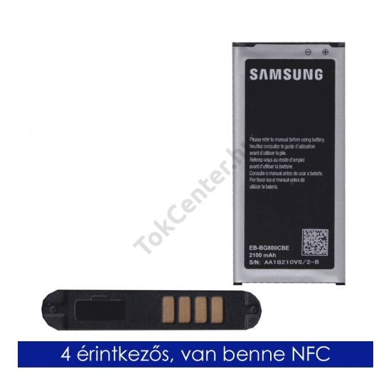 Samsung Galaxy S V. mini (SM-G800) Akku 2100 mAh (NFC, csak LTE-s készülékhez) LI-ION