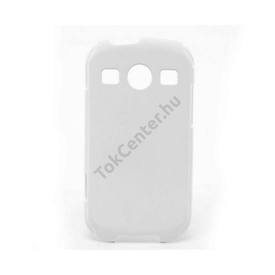 Samsung Galaxy Xcover 2 (GT-S7710) Műanyag telefonvédő gumírozott FEHÉR