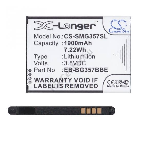 Samsung Galaxy Ace 4 LTE (SM-G357FZ) Akku 1900 mAh LI-ION (EB-BG357BBEG kompatibilis)