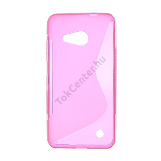 Microsoft Lumia 550 Telefonvédő gumi / szilikon (S-line) RÓZSASZÍN