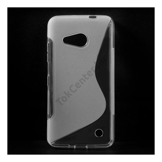 Microsoft Lumia 550 Telefonvédő gumi / szilikon (S-line) ÁTLÁTSZÓ
