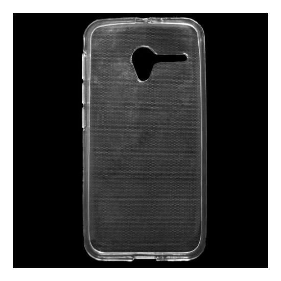 Vodafone Smart Speed Telefonvédő gumi / szilikon FÉNYES ÁTLÁTSZÓ