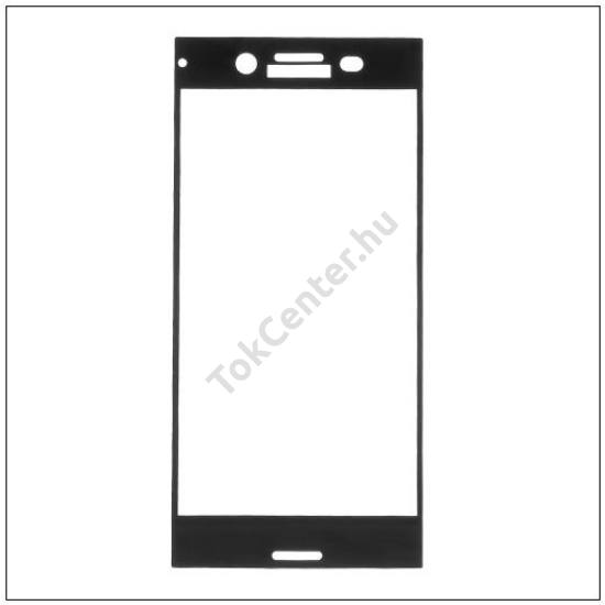SONY Xperia XA1 (G3112) Képernyővédő fólia törlőkendővel (1 db-os, 3D full cover, íves, edzett üveg, karcálló, 0.30mm, 9H) TEMPERED FEKETE	