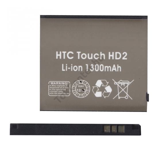 HTC HD 2 (T8585) Akku 1300 mAh LI-ION (BA S400 kompatibilis)