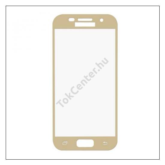 SONY Xperia XA1 Képernyővédő fólia törlőkendővel (1 db-os, 3D full cover, íves, edzett üveg, karcálló, 0.30mm, 9H) TEMPERED ARANY	