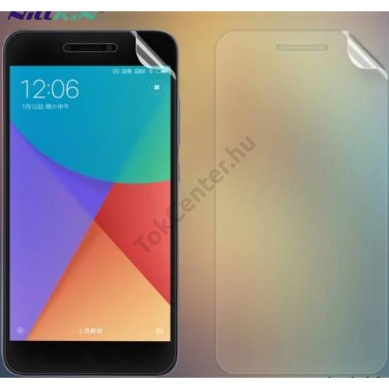 XIAOMI Redmi Note 5A NILLKIN képernyővédő fólia törlőkendővel (1 db-os, ujjlenyomat mentes, készülék íves részére NEM hajlik rá) ANTI SCRATCH	