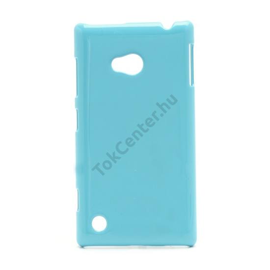 Nokia Lumia 720 Műanyag telefonvédő FÉNYES KÉK
