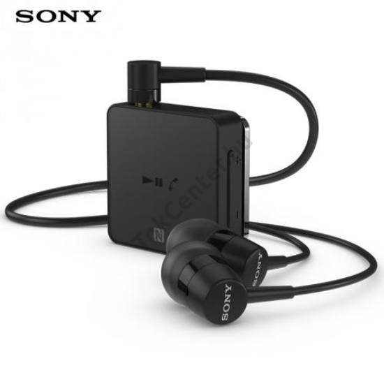 BLUETOOTH fülhallgató (Sony) vezetékes SZTEREO, NFC, FEKETE multipoint (SBH24_B)
