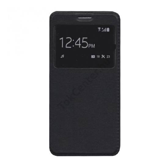 HUAWEI Nova 2 Plus Tok álló, bőr (FLIP, oldalra nyíló, asztali tartó funkció, hívószámkijelzés, View Window) FEKETE	