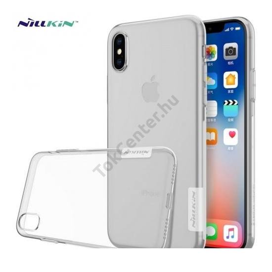 Apple iPhone X 5.8 /Apple iPhone XS 5.8 NILLKIN NATURE telefonvédő gumi / szilikon (0.6 mm, ultravékony) ÁTLÁTSZÓ	