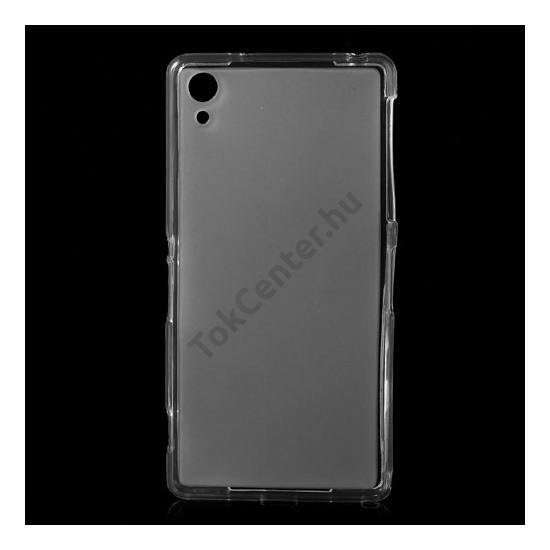 Sony Xperia Z2 (D6503) Telefonvédő gumi / szilikon ÁTLÁTSZÓ FEHÉR
