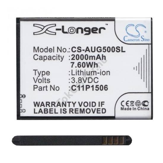 ASUS Zenfone Go (ZC500TG) Akku 2000 mAh LI-ION (C11P1506 kompatibilis)	