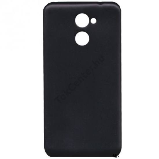 LG Q6 Telefonvédő gumi / szilikon (matt, fényes keret) FEKETE	