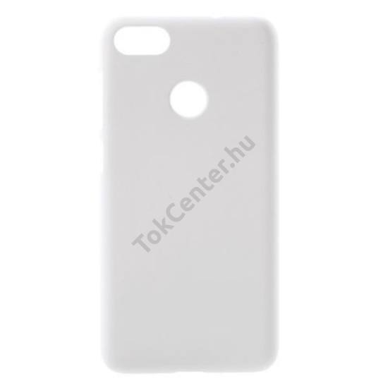 HUAWEI P9 lite mini Műanyag telefonvédő (gumírozott) FEHÉR	