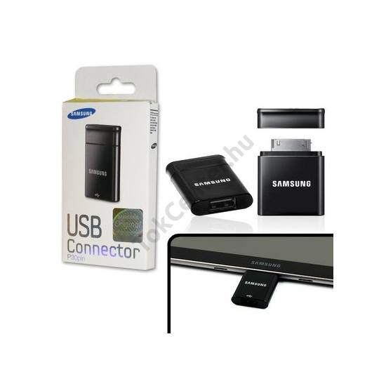 Adapter (USB/pendrive csatlakoztatásához, OTG) FEKETE