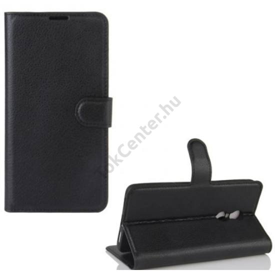 Xiaomi Redmi Note 4 Tok álló, bőr (FLIP, oldalra nyíló, asztali tartó funkció) FEKETE	
