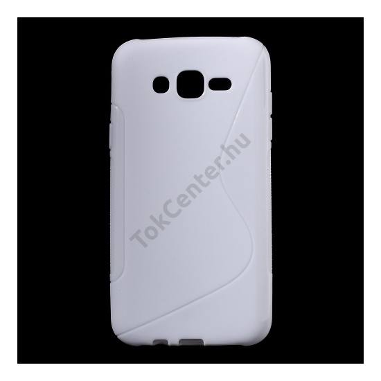 Samsung Galaxy J7 (SM-J700) Telefonvédő gumi / szilikon (S-line) FEHÉR