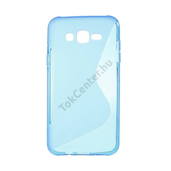 Samsung Galaxy J7 (SM-J700) Telefonvédő gumi / szilikon (S-line) KÉK