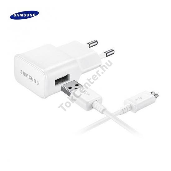 Hálózati töltő USB aljzat (5V / 1550 mA + ECB-DU4AWE microUSB kábel) FEHÉR