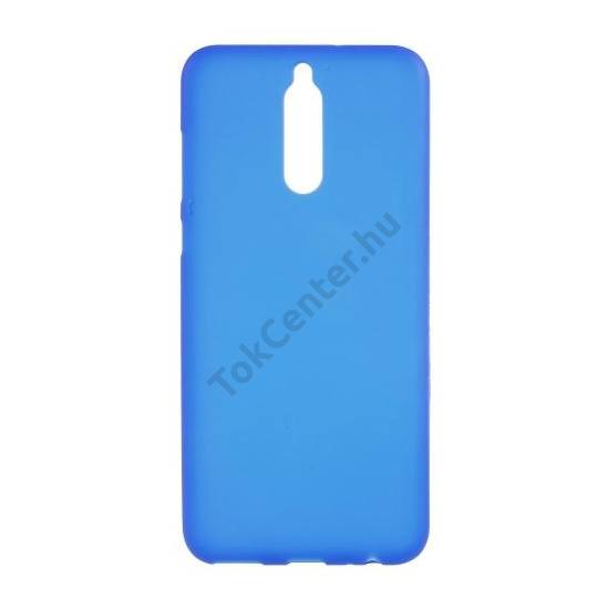 HUAWEI Mate 10 Lite Telefonvédő gumi / szilikon (matt, fényes keret) KÉK	